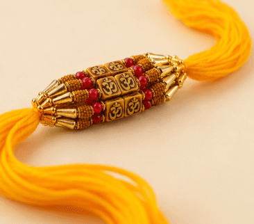 Handcrafted Decorative Rakhi for Raksha Bandhan Festive Gifting view 3