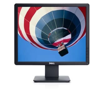 Dell 17" (43.18 cm) VGA Monitor 1280 x 1024 Pixels at 60 Hz, 5 Ms, TN Panel, Brightness 250 cd/m2 (Typical), Anti-Glare, 3H Hard Coating, Interface VGA & Display Port|E1715S-Black