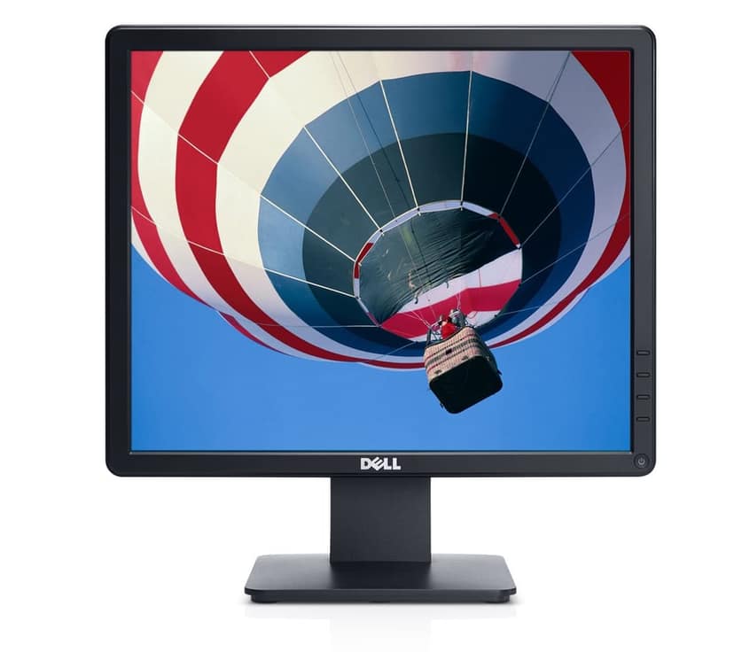 Dell 17" (43.18 cm) VGA Monitor 1280 x 1024 Pixels at 60 Hz, 5 Ms, TN Panel, Brightness 250 cd/m2 (Typical), Anti-Glare, 3H Hard Coating, Interface VGA & Display Port|E1715S-Black