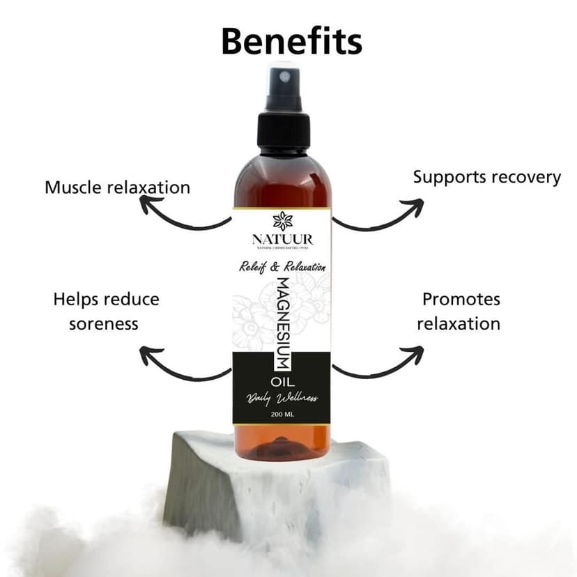 Wellness Magnesium Oil | Magnesium bath flakes | Relax | Recover | Restore view 4