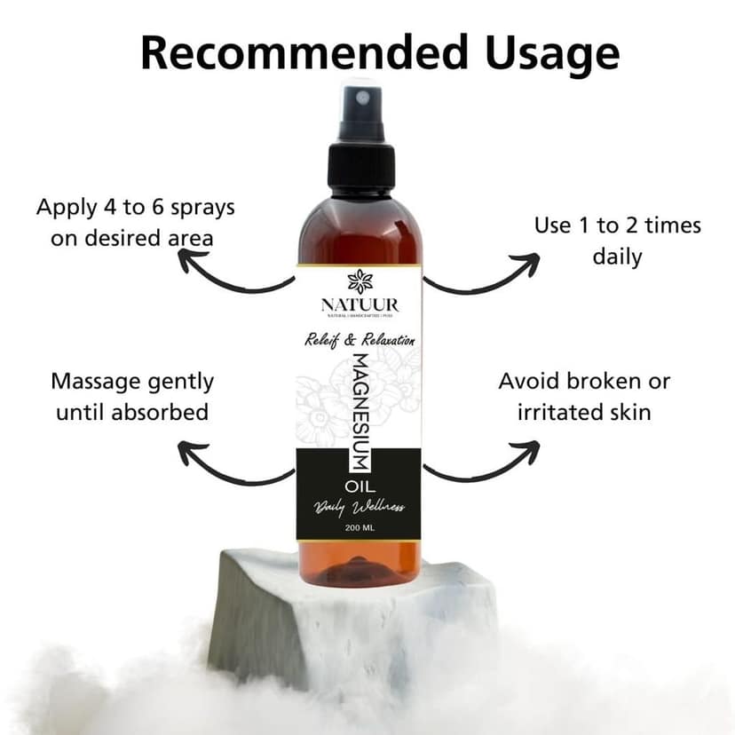 Wellness Magnesium Oil | Magnesium bath flakes | Relax | Recover | Restore view 5