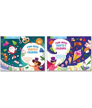 Navneet Fun With Crafts & Colours Book 1 & 2