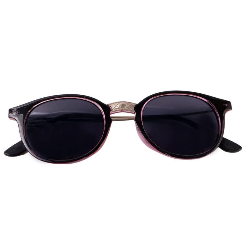Pink UV Protected Round Sunglasses, classic Sunglasses for Men & Women, Lightweight view 5