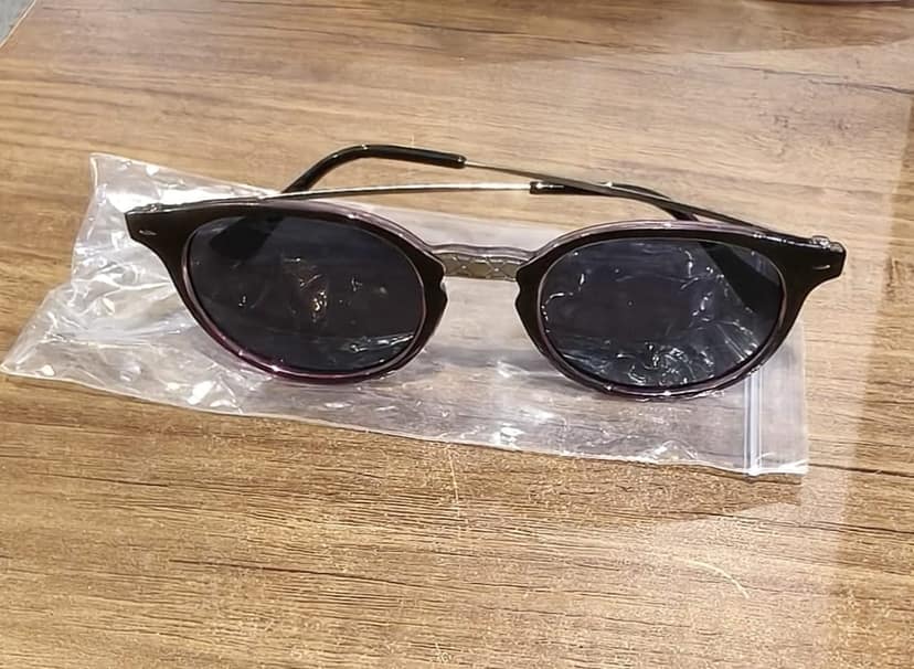 Pink UV Protected Round Sunglasses, classic Sunglasses for Men & Women, Lightweight view 7