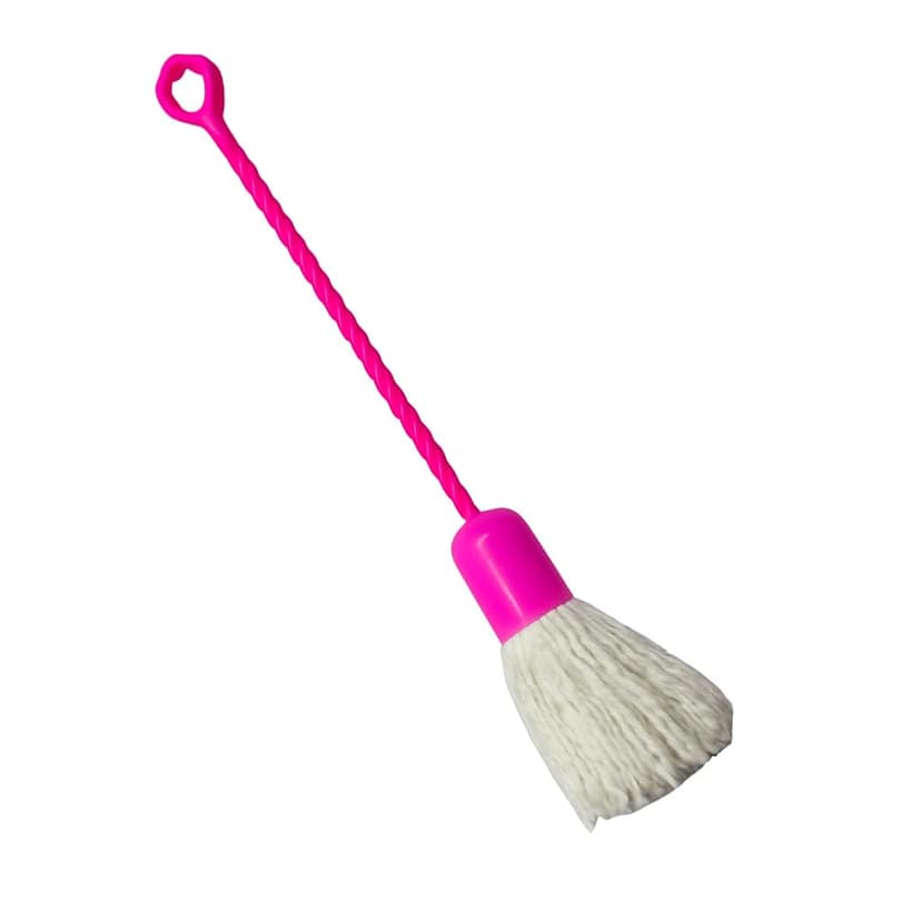 Traditional & Modern Oil Spreader Combo � Wooden Cotton Cloth Brush + Heat-Resistant Plastic Handle Thread Brush � Ghee/Oil Applicator Ideal for Dosa Tawa, Appam Pan & Iron Pans view 6