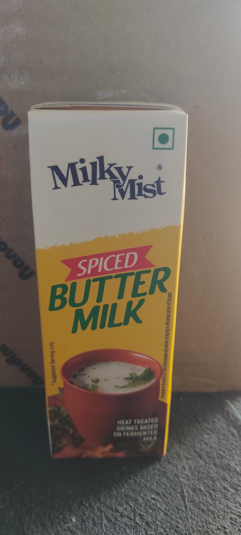 Milky Mist Spiced Butter Milk - UHT, Excellent Source Of Vitamins, Calcium, 180 ml