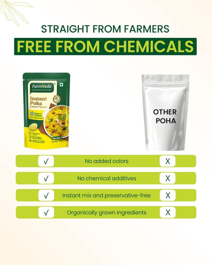 Instant Poha (Lemon Flavour)-100gm * Pack of 5 view 4