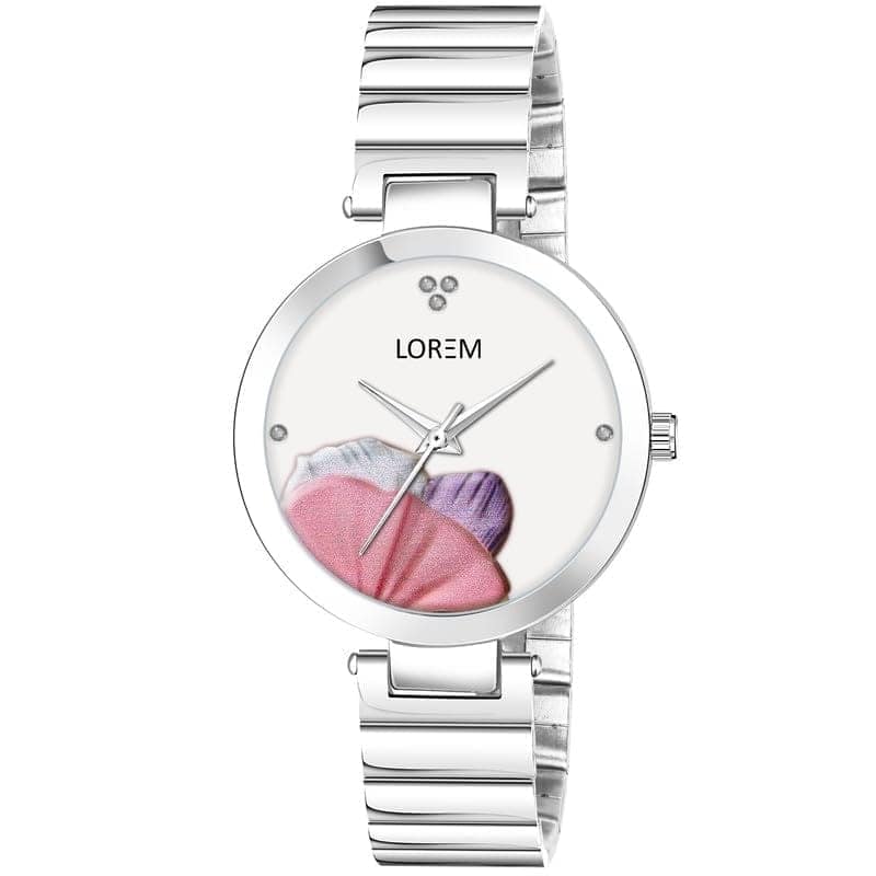 LOREM Flower Designer Analog Watch for Women-UF