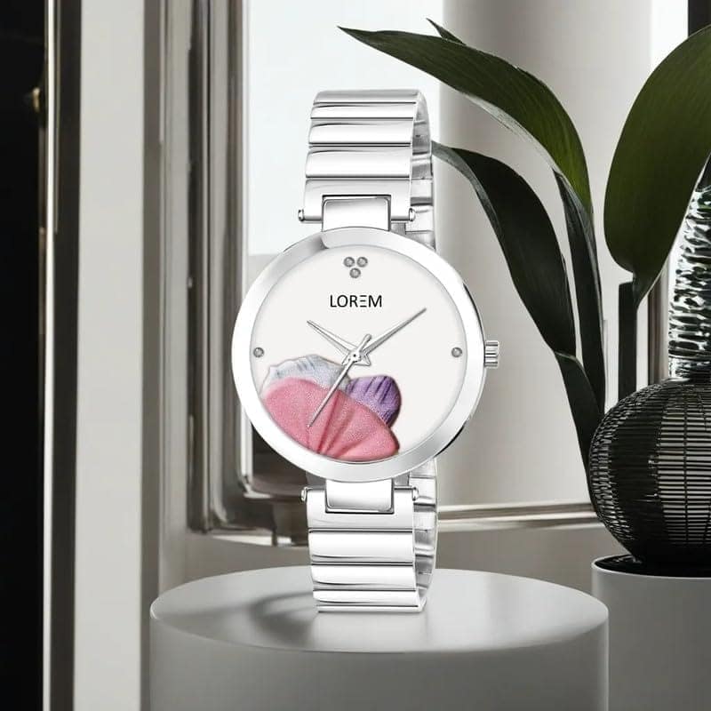 LOREM Flower Designer Analog Watch for Women-UF view 2