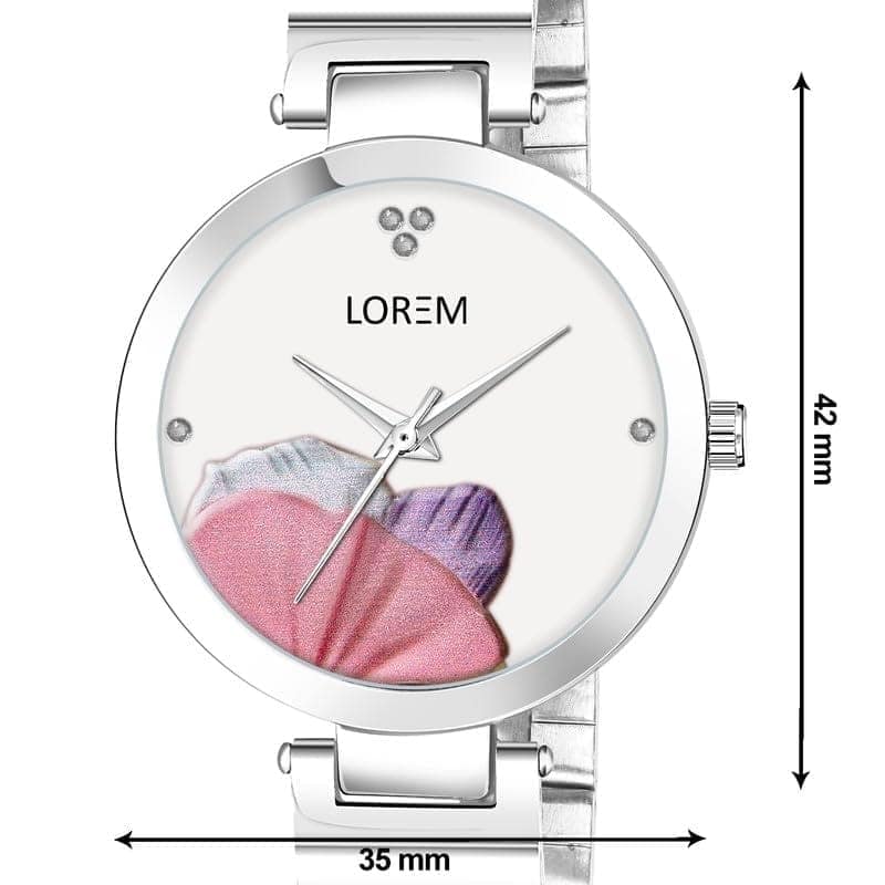 LOREM Flower Designer Analog Watch for Women-UF view 5