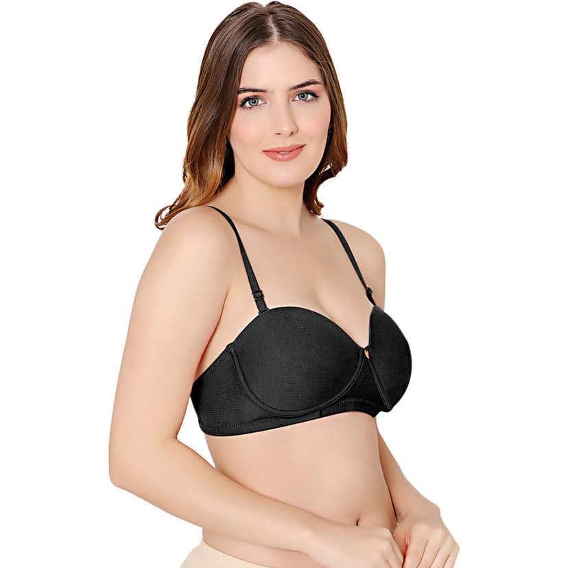 Bodycare cotton spandex wirefree convertible straps Seamless padded bra-6575B view 3