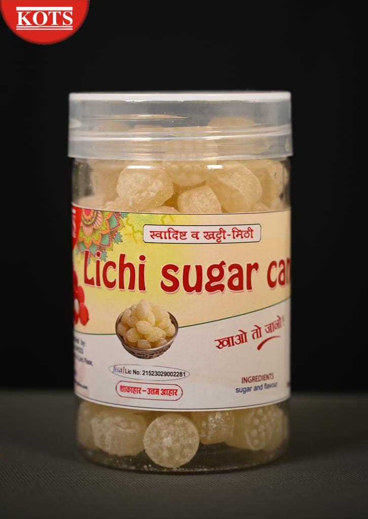 Kots Lichi Sugar Candy - 215 gm" Pack of 3