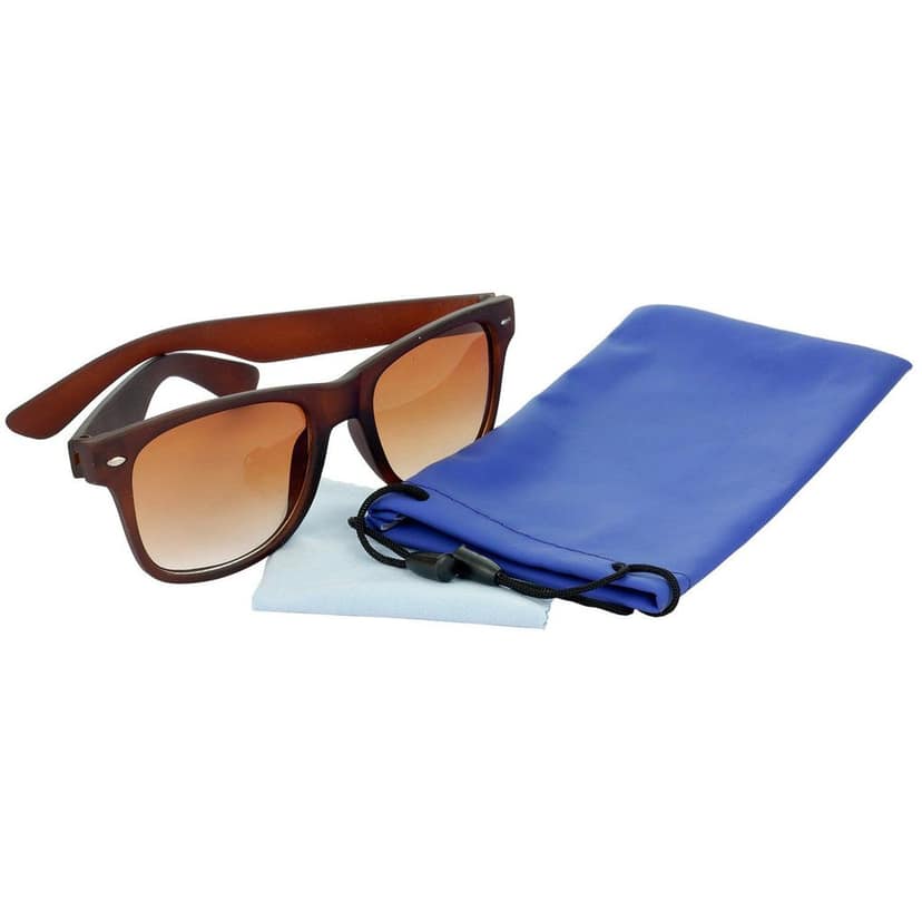 HRINKAR Men Women Boys & Girls Pilot Sunglasses Brown & Violet Frame, Brown & Grey Lens (Medium) Pack of - 2 view 7
