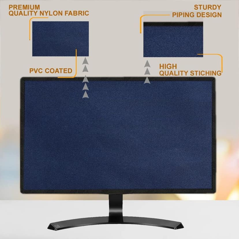 PalaP Super Premium Dust Proof Monitor Cover for DELL 21.5 inches Monitor (Grey) view 6