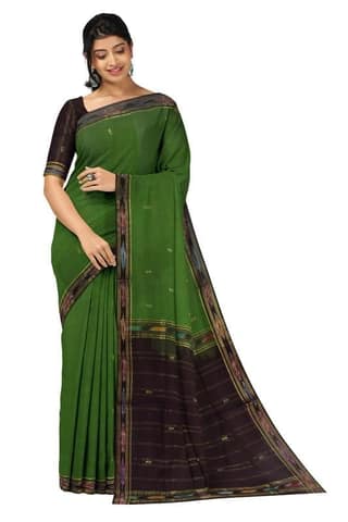 APCO Handloom (A Andhra Pradesh Govt Emporium)- Women's Traditional Pure Handloom Bandar (Polavaram) Cotton Saree | BCS0052