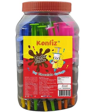 KONFIZ Doctor Pichkoo Syringe Toy Milk Chocolate 200 g