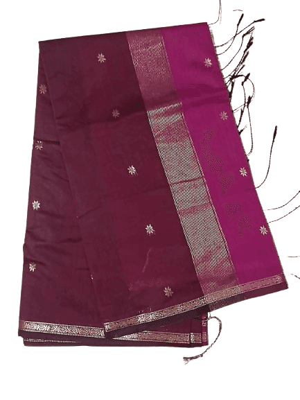 Kalyani Cotton Saree for Women | Soft Pure Cotton Saree with Blouse Piece | Traditional Daily Wear Handloom Style Saree | Lightweight Breathable Cotton Saree for Office, Casual & Festive Wear | with blouse view 2