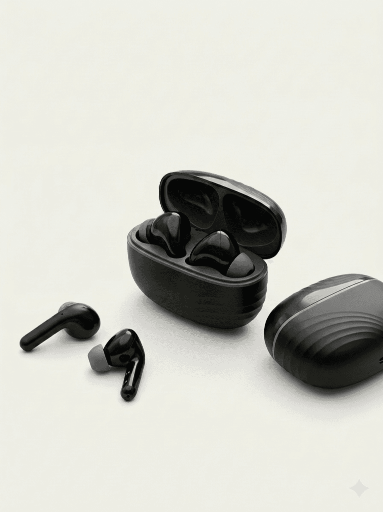 Wireless Bluetooth Earbuds with Fast Pairing, Hi-Fi Stereo Sound, Touch Control, Type-C Charging Case, TWS Earphones for Calling, Gaming & Music view 4