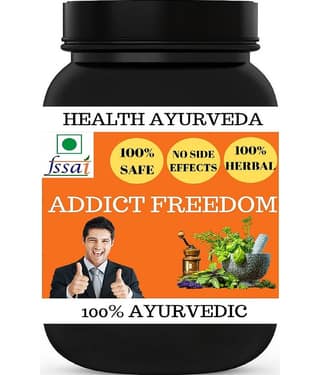 Health Ayurveda Addict Freedom | Free From Addiction Powder 100 Gm Pack of 1