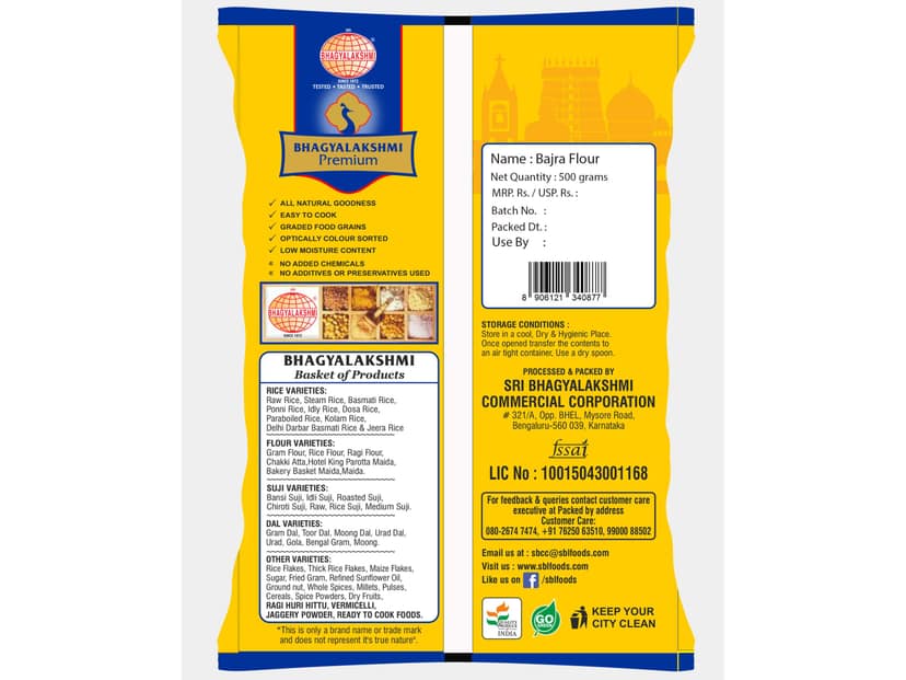 Bajra Flour 500g view 2