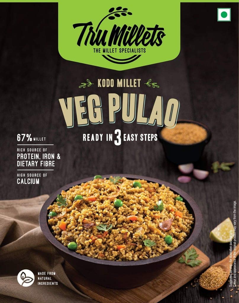 Trumillets Ready to Cook Mysore Dosa 250g, Bisibelebath 200g and Veg Pulao 200g (Pack of 3) view 4