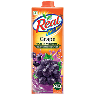 Real Fruit Power Juice - Grape, 1 L