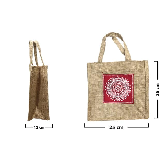 Aesthetic and Ethnic Aipan Art Return Gift Bag view 3