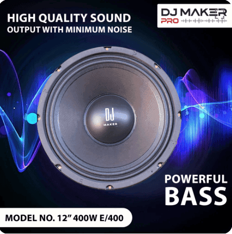DJ Maker Pro 12 Inch 400 Watt E400 DJ Speaker view 2