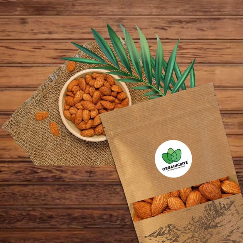 Almonds - 100% Natural Almonds Handpicked by farmers view 6