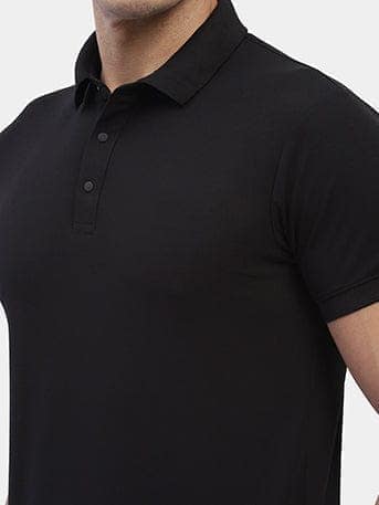 Hummel Swift Sports Polo Collar Tshirt Pack Of 2 (Blue/Black) view 10