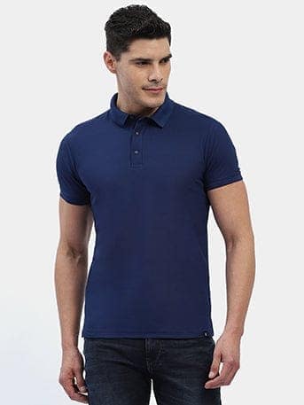 Hummel Swift Sports Polo Collar Tshirt Pack Of 2 (Blue/Black) view 3