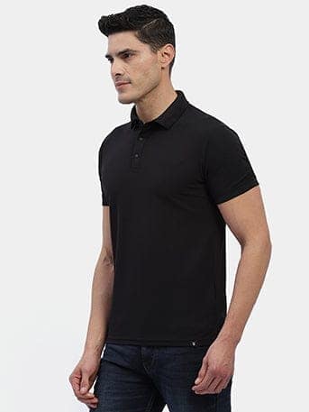 Hummel Swift Sports Polo Collar Tshirt Pack Of 2 (Blue/Black) view 4