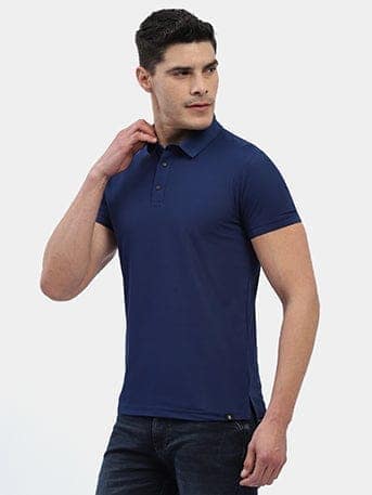 Hummel Swift Sports Polo Collar Tshirt Pack Of 2 (Blue/Black) view 5