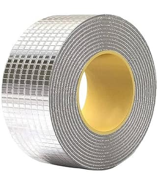 THRIFTKART - Waterproof Repair Tape for Pipe Leakage Roof Water Leakage Solution (3 mtrs) Aluminium Foil Tape Waterproof Adhesive Sealing Butyl Rubber Tape for Surface Crack