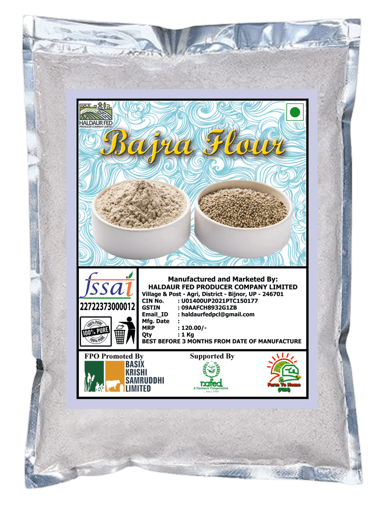 Bajra Flour, 1 Kg (pack of 3)