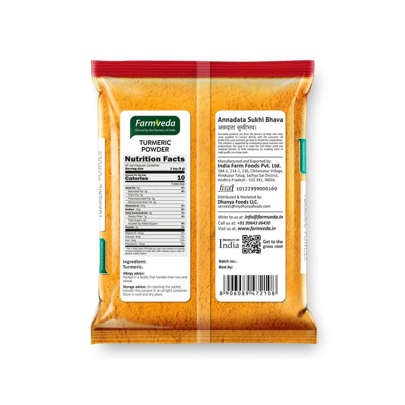 Farmveda Turmeric Powder - 200g view 2