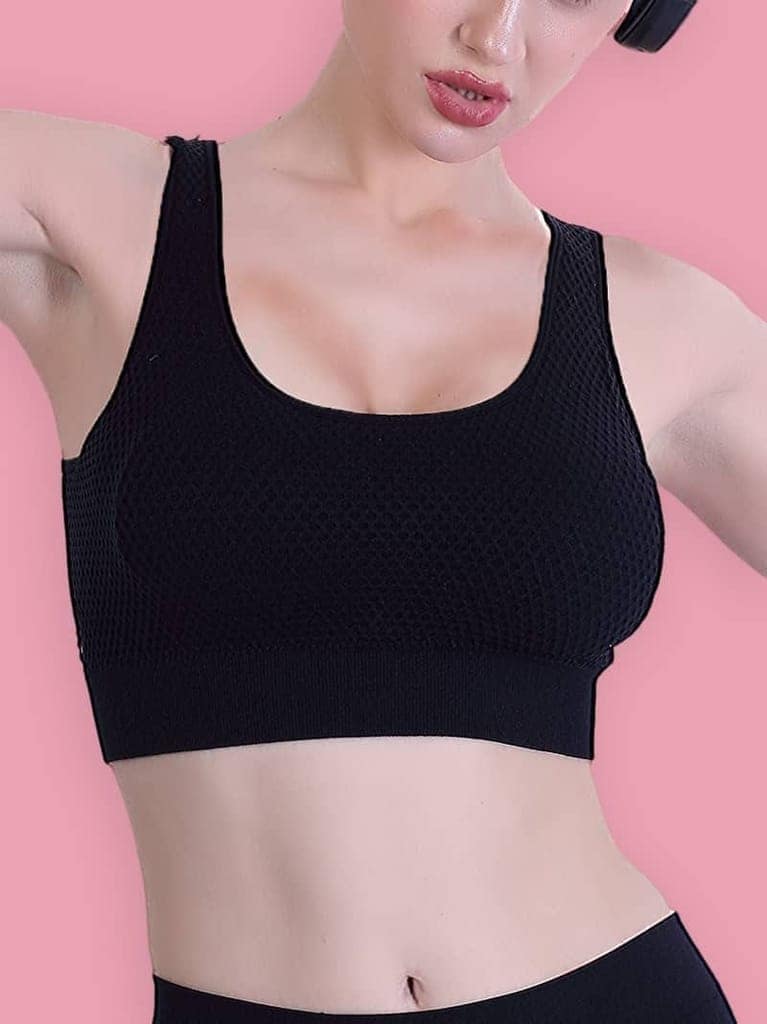 Mesh Marvel Full Coverage Padded Bra view 2