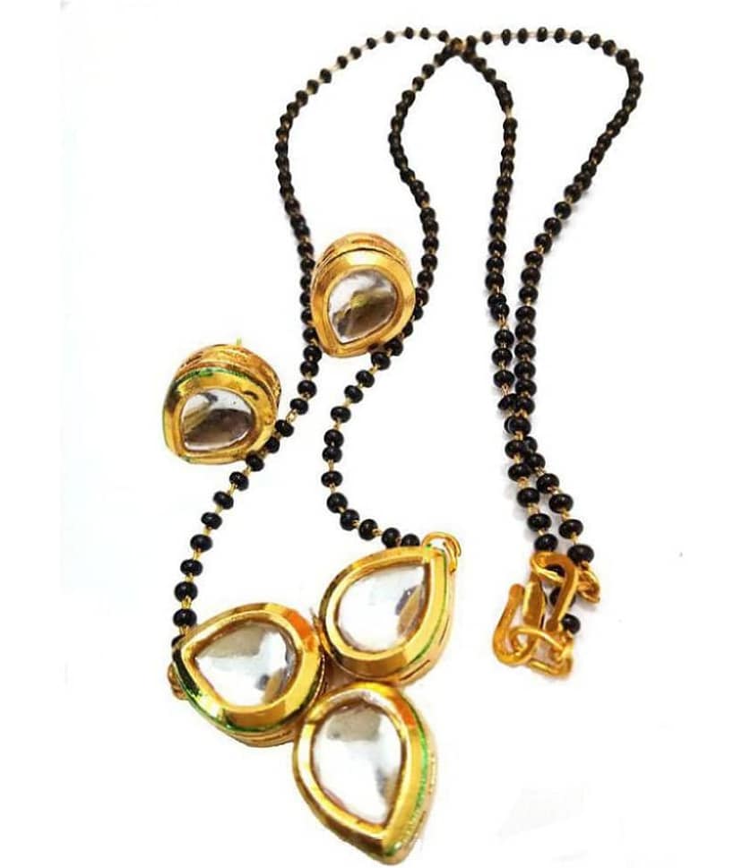 YOUBELLA Golden Mangalsutra Set ( Pack of 1 ) view 2