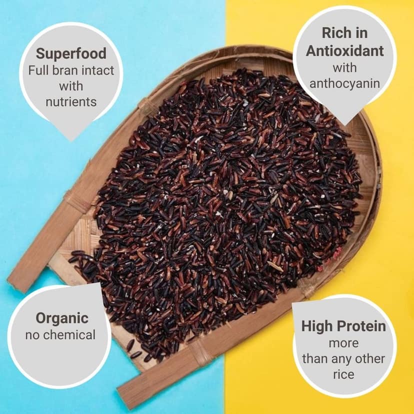 Black Rice | Chak Hao (30Kg Bag) view 5