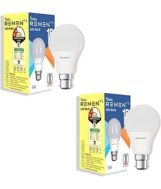 Remen Led Lites - 5W Cool Day Light LED Bulb ( Pack of 2 )
