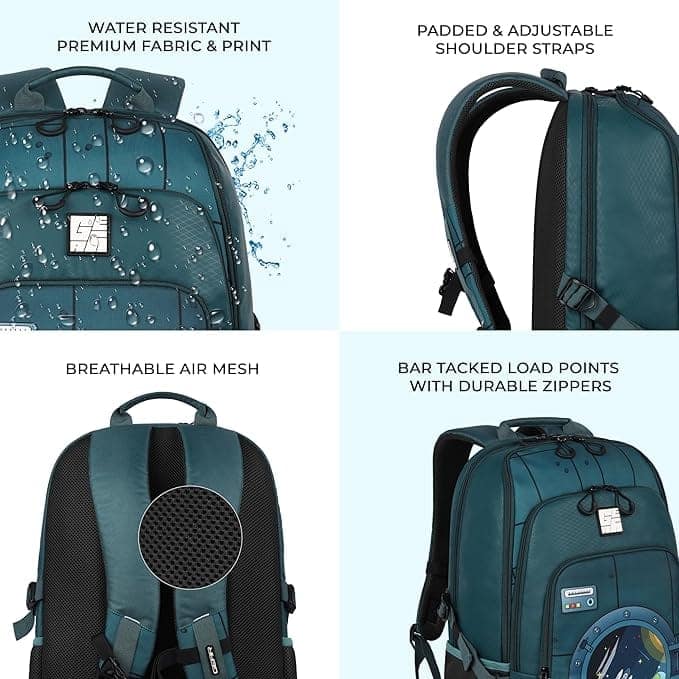 Gear Astronomer 37 L Large Water Resistant School Bag/College Bag/Casual Backpack/Daypack/Travel Backpack/Kids Bag for Boys/Girls view 6