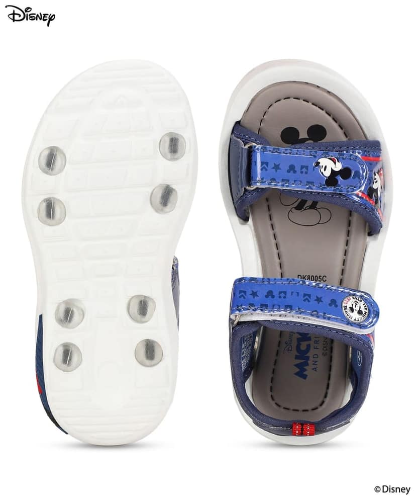 Paragon x Disney Kids' Sandals with Velcro Closure, Comfortable Insole & Anti-Skid Sole view 4