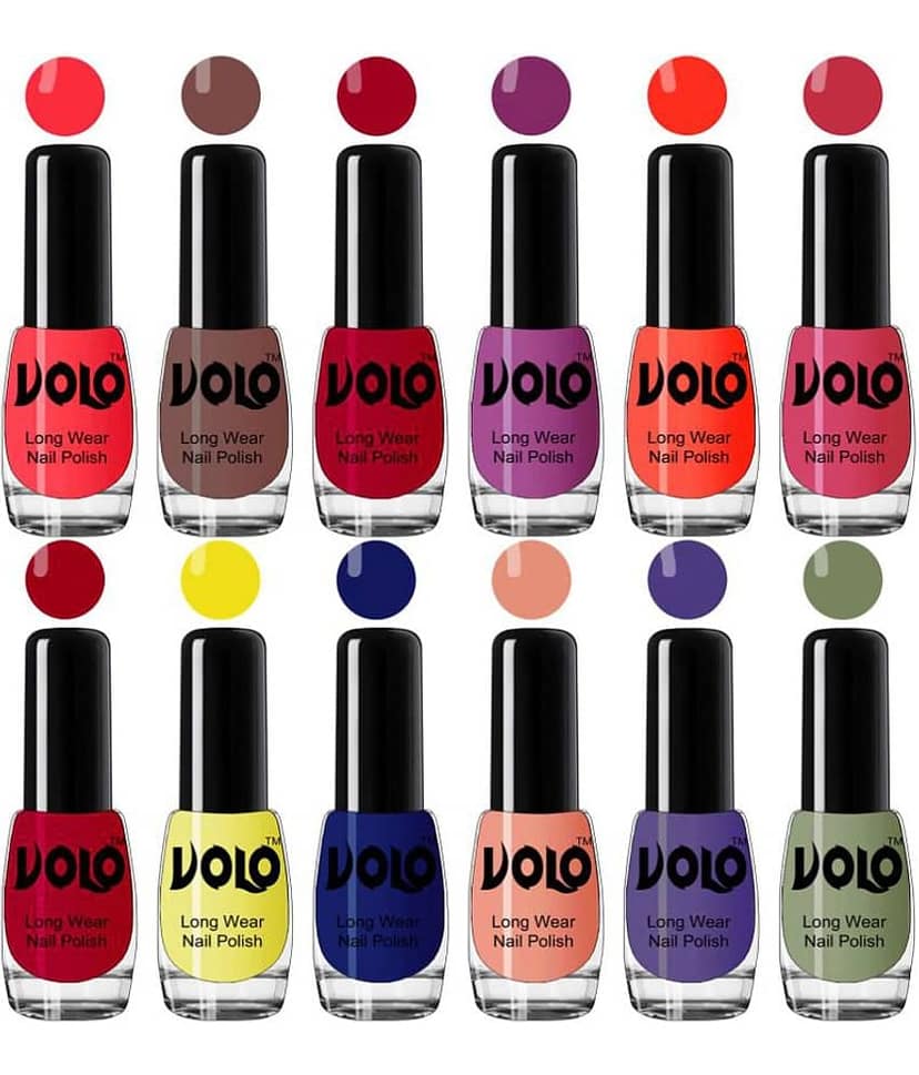 VOLO True Wear High Gloss Impresso Nail Polish Sets of 12 Multi Glossy 60 mL