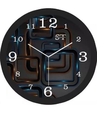 KP CRAFT Circular Analog Wall Clock