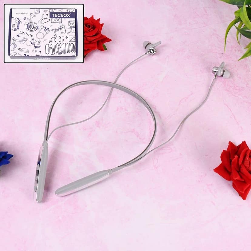 Magnetic ON- OFF Earbuds Neckband Bluetooth (1 Pc / With Color Box & Zipper Plastic Bag) view 3
