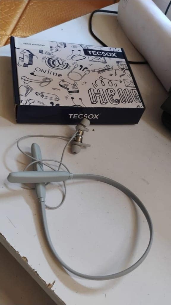 Magnetic ON- OFF Earbuds Neckband Bluetooth (1 Pc / With Color Box & Zipper Plastic Bag) view 7