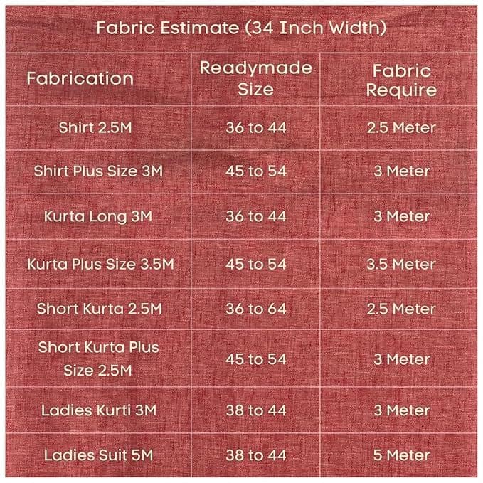 Khadi Pure Cotton Fabric | Unstitched Fabric for Kurta, Salwar, Shirt & Kurti | Lightweight & Breathable Summer Material for Men & Women (2.5M) view 5