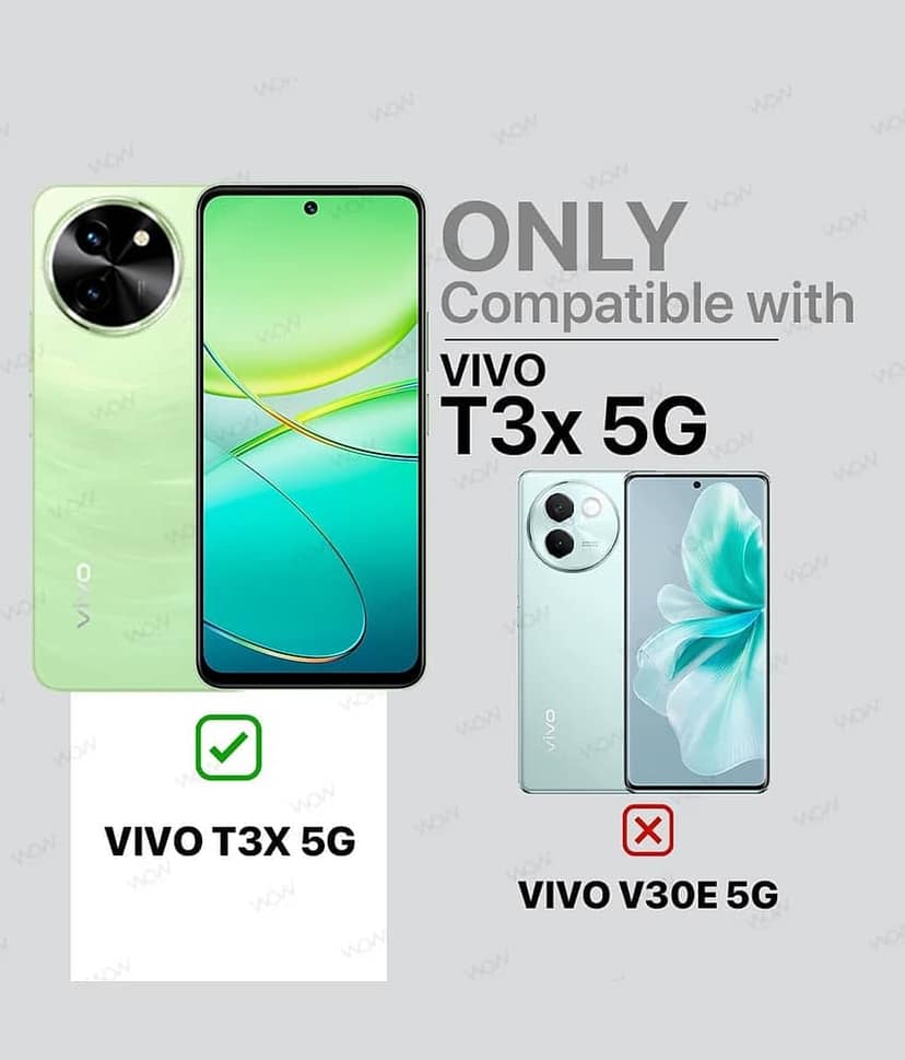 ZAMN Shock Proof Case Compatible For Polycarbonate Vivo T3x 5G ( ) view 2