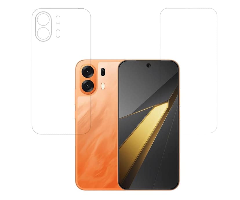 ISAAK Front and Back Screen Protector Compatible with OPPO K14 Plus (COMBO PACK)