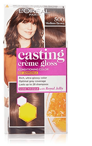Loreal Paris Casting Creme Gloss Hair Color Medium Brown 500 87.5G72Ml